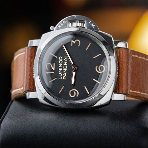 panerai 42 luminor mit stahlband|panerai luminor 1950.